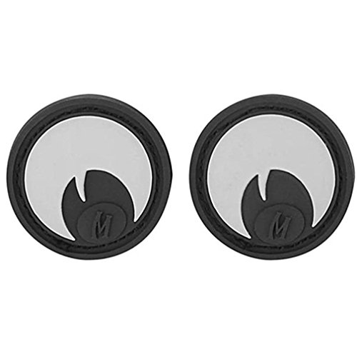 Maxpedition Gear Googly Eyes Patch (Set of 2), Glow, 0.9 x 0.9-Inch
