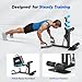 MERACH Deep Squat Machine for Women, Adjustable Glutes Trainer Machine, Core & Leg Exercise, Push Up Workout Equipment at Home Gym(Blue)