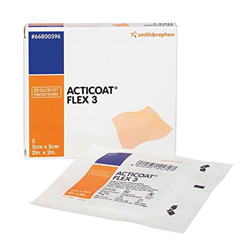 Acticoat66800409 Bandages, Flex 3, 10 cm x 20 cm (Pack of 12)
