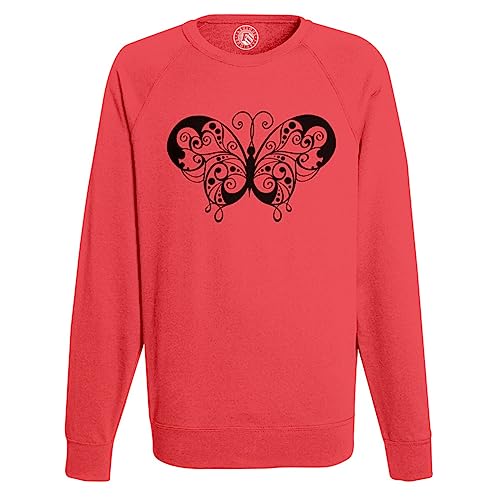 Sweat shirt homme papillon noir pour éviter les pulls fades et sans originalité