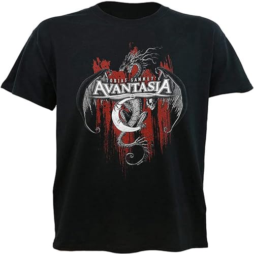 Avantasia Dragon Tour T-Shirt Mens Black Tees Unisex Shirt M