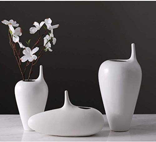 Vase en céramique de grande taille pour composition de fleurs séchées de salon - 4