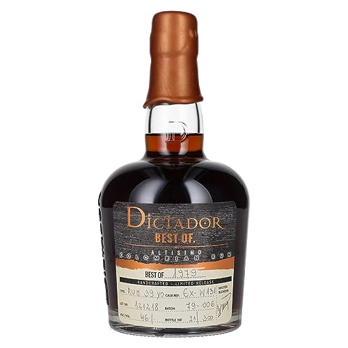 Dictador Best Of 1979 Altisimo Colombian Rum Limited Release 46% Vol. 0,7L