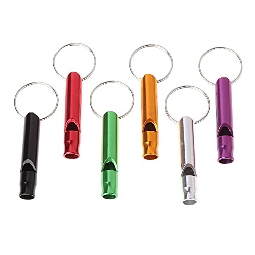 ZNYLX Dog Whistle Textured Surface and Keychain Ring