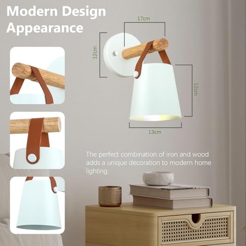 Lámpara de pared LED recargable con mando a distancia y brillo regulable en color negro 4