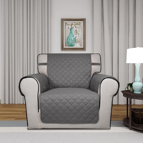 image for PureFit Reversible Quilted Sofa Cover, Water Resistant Slipcover Furni