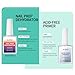 AIJIMEI Acid-Free Nail Primer & Nail Prep Dehydrator 18ml - Stop Lifting & Peeling on Slick/Oily Nails, Maximum Adhesion for Nail Glue & Fake Nails, Salon Results for Nail Techs & DIY Lovers
