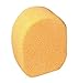 Sax Synthetic Polyurethane All-Purpose Oval Sponge, Yellow, 6" H x 4" W x 2" Thick