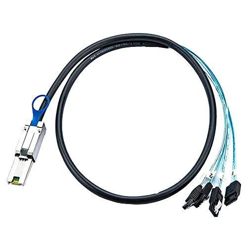 Cable adaptador Mini SAS 26Pin a 4 SATA 7Pin 0.5m