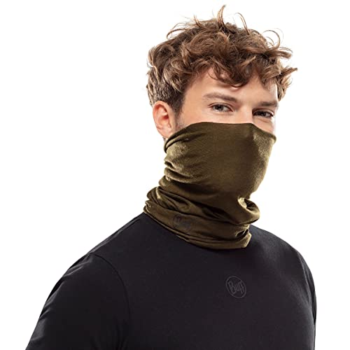 Image of Buff CoolNet UV Neck Gaiter, UPF 50 Sun Protection, Breathable, Versatile, Quick Dry Face Mask, Solid Colors, Adult Size