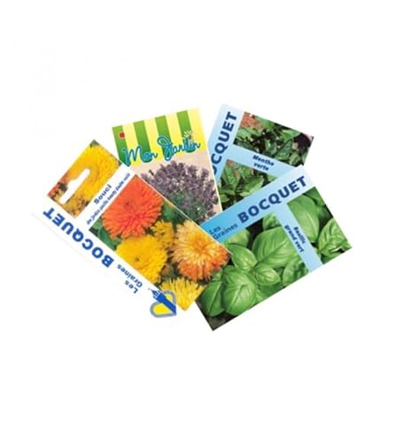 Lot de 4 sachets de graines potagères et florales Anti Moustiques - 5,5 g - LES GRAINES BOCQUET