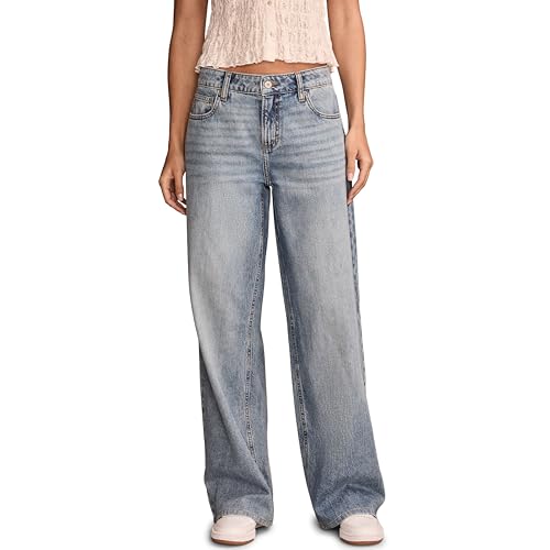 Lucky Brand Women's Low Rise Baggy Wide Leg Jeans