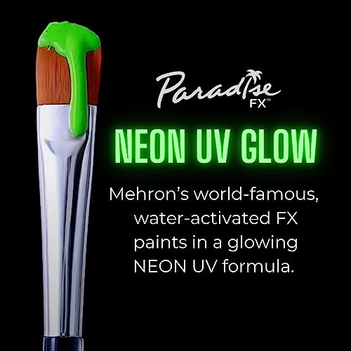 Image of Mehron Paradise FX UV Neon Glow - Neon UV Martian 1.4 oz | Water Activated Black Light UV Paint for Raves, Costumes, SFX, Halloween, Stage, Theater & Cosplay