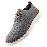 VILOCY Men's Casual Dress Sneakers Oxfords Business Mesh Breathable Walking Shoes Tennis Comfortable