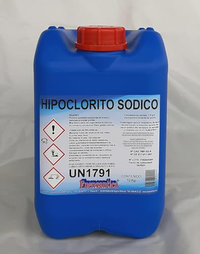 Fuensantica Hipoclorito Sódico/Cloro Liquido 14% 12 Kg.