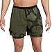Nike Dri-FIT Stride Run Division Men's 2-in-1 Running Shorts (US, Alpha, XX-Large, Regular, Regular, Cargo Khaki)