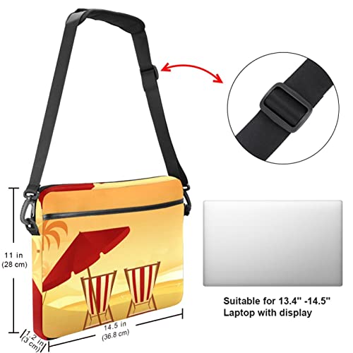 Protector bolsa de mano para portátil de 13 pulgadas y tabletas con flores elegantes 5