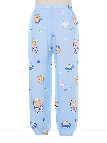 Aislor Boys Girls Summer Lightweight Jogger Harem Pants Cartoon Print Bloomers Beach Casual Trousers Sport Sweatpants3
