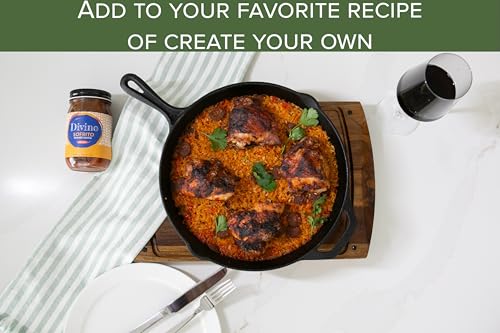Divino Foods Sofrito Simmer Sauce - Ready to eat Latin & Carribean Flavored Tomato Base Cooking Sauce