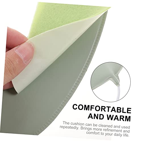 Angoily Beheizter Toilettensitz Gepolsterter Toilettensitz Automatische Heizung Wärmender Toilettensitz Badezimmersitzwärmer Toilettensitz-Heizkissen Toilettensitzbezug Mit Heizung – Bild 7