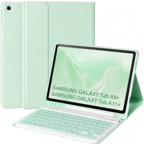 Keyboard Case for Samsung Galaxy Tab A11+/ A9+ Plus...