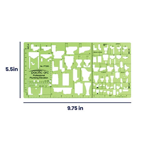 Image of Pacific Arc Professional Plumbing Elevation Template Guide