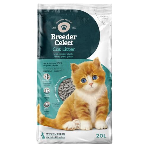 Breeder's Choice Paper Cat Litter (20L) - 99% Recycled Paper