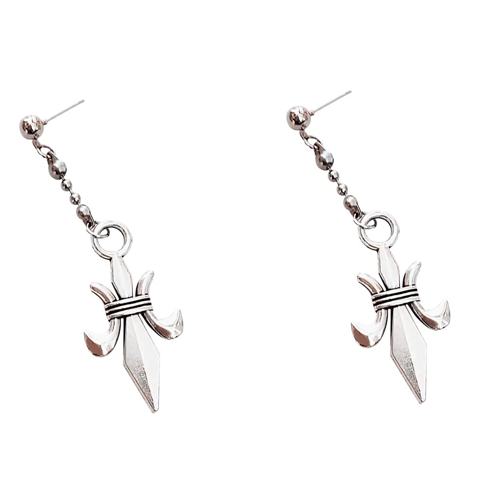 YOXOCOSO Misa Amane Cosplay Necklace and Earrings Anime Cosplay Costume Accessories (Pierced)