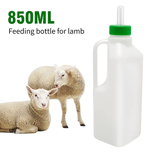image for DUZFOREI 850ML Animal Feeding Bottle with 5 Nipples Lamb Nursing Bottl