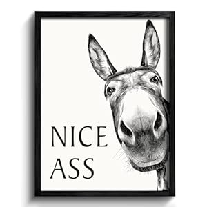 Heiple Framed Bathroom Art Bathroom Wall Decor Farmhouse Home Bathroom Decor Sets Vintage Funny Wall Art Bathroom Signs (Black, 11″x14″)