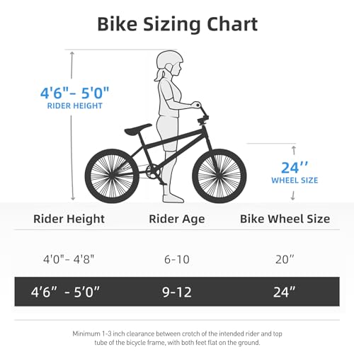 JOYSTAR Brockway Freestyle Kids BMX Bikes 20″ 24″ Kids