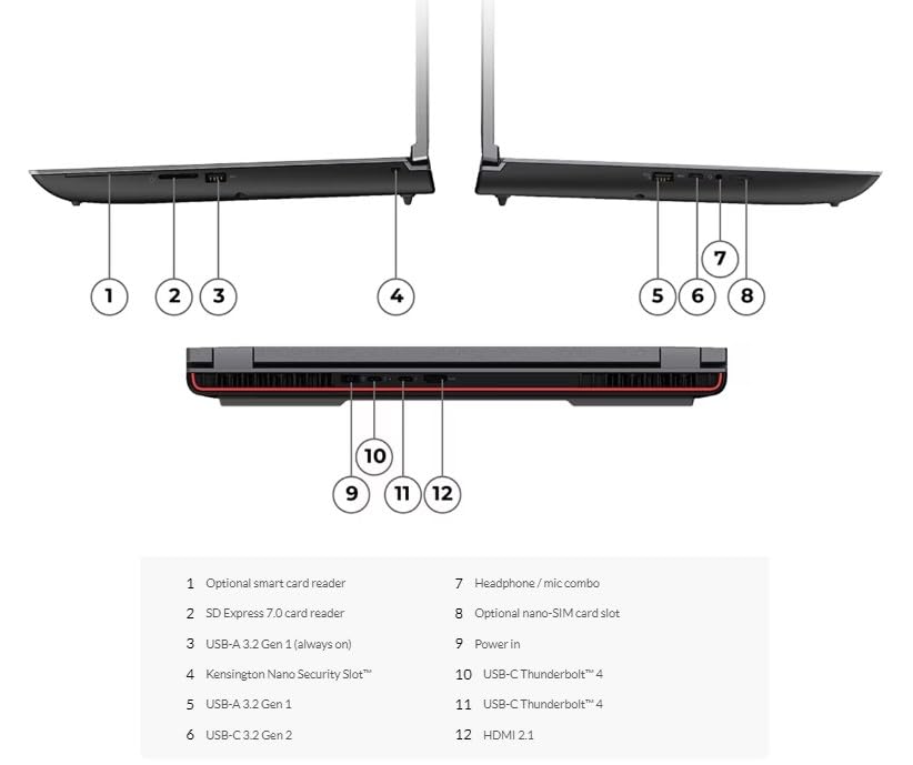 Image of Lenovo ThinkPad P16 Gen 2 Intel i9-13980HX, 24Core, 16 inch 4k WQUXGA (3840 x 2400) IPS, 800 nits, 64GB RAM, 2TB SSD, NVIDIA RTX 4000 Ada, Backlit KYB, Fingerprint Reader, Win11 Pro - Business workstation