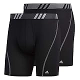 adidas herren boxershorts essentials 2er pack Weicher Bund ohne Etikett und super glatte Nähte.