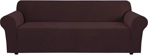 Miniatura 14 de H.VERSAILTEX Funda elástica para sillón, cubierta de sofá, protector de muebles, alto spandex, cuadros pequeños, jacquard tejido, fundas de sofá