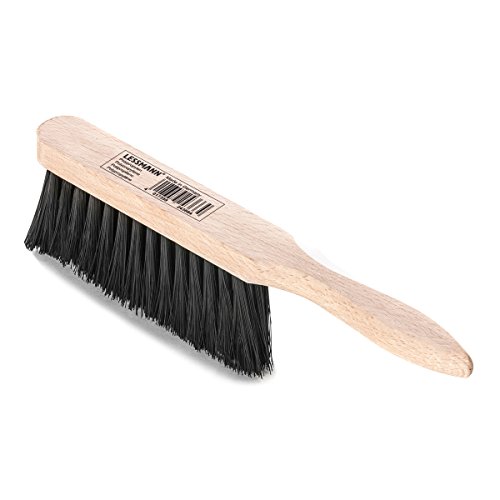Image of Lessmann 124801 Bursten Lesmann Hand Brush 320 x 35 x 18 mm 4 Rows Nylon PP Black 0.40 mm High 70 mm