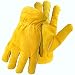 BOSS/CAT Gloves Boss Gloves 7186S Therm Insulated Split Deerskin Leather Driver, Small