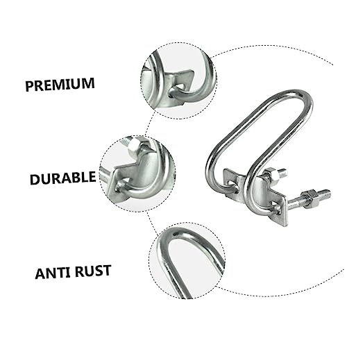 GANAZONO Suporte De Guarda-Chuva De Metal 2 Peças Bandeira De Metal Suporte Para Vara De Pesca Monta