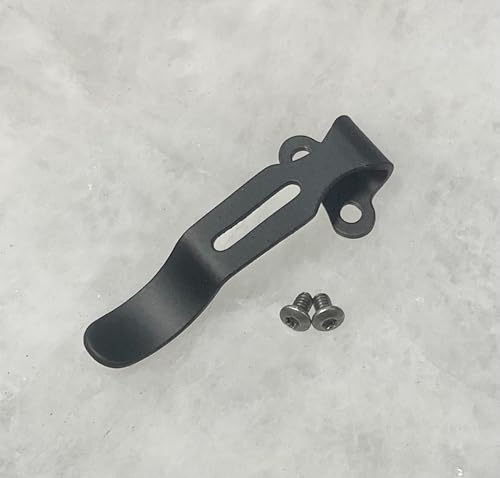 Black Deep Carry Pocket Clip Compatible With Kershaw Scallion 1620 Knife