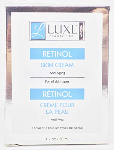 Luxe Beauty Care Retinol Skin Cream, Anti-Aging 1.7oz