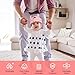 Accmor Baby Head Protector for Crawling Walking, Cute Baby Helmet Adjustable Infant Safety Cap, Breathable Protective Cap Kids Headguard Soft Cushion, Anti-Collision Toddler Helmets for 6m-24m Girls