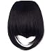 Haironline Big Sale 8"(20cm) Bangs Clip in Hair Extensions Front Neat Bang Fringe One Piece Striaght Hairpiece Accessories