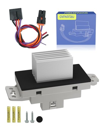 Image of Blower Motor Resistor 1581773 2003-2007 for Chevy Chevrolet Tahoe Silverado, for GMC Sierra Yukon 2004 2005 2006 2008 2009, 973-508 Blower Resistor for Auto AC Control Air-conditioning System