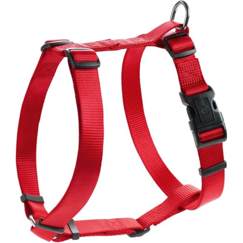 HUNTER ECCO SPORT VARIO RAPID Hundegeschirr, Nylon, robust, schlicht, S-M, rot