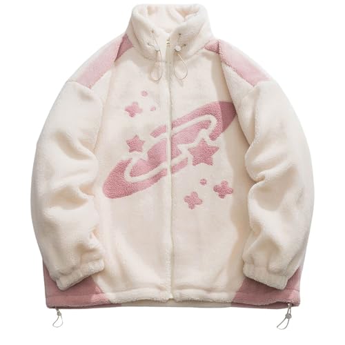 Amazon.com: Aelfric Eden Womens Star Sky Sherpa Fleece Jacket Zip