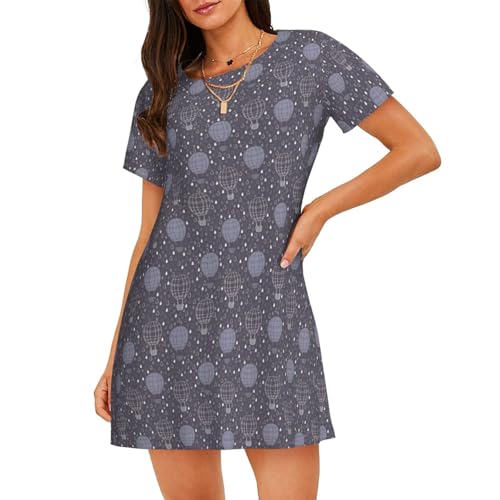 Chemise de nuit respirante contre la transpiration nocturne de la femme