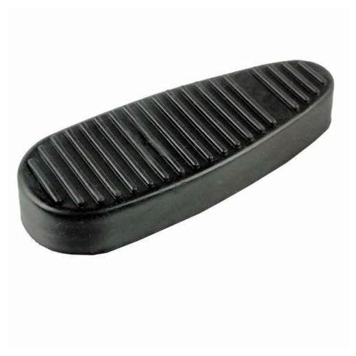 GlobalPioneer Stock 6 Position Ribbed Stealth Slip on Rubber Combat Buttpad Butt Pad