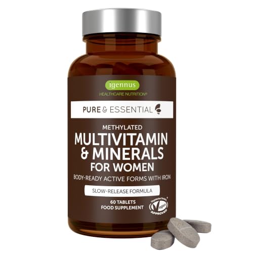Igennus Methylated Womens Multivitamin with Gentle Iron Pure & Clean