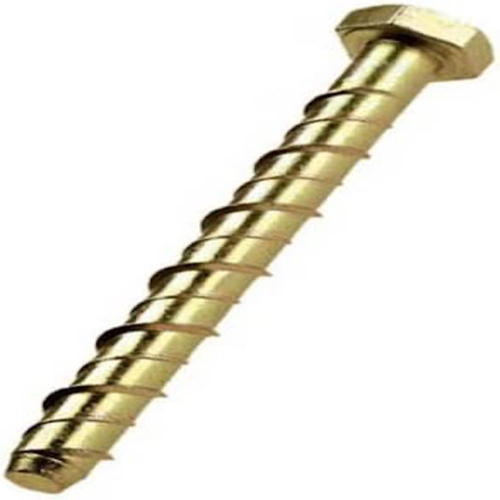 Merriway BH03046 Self Tapping Concrete/ Masonry Bolt M8 x 75 -10 Pcs