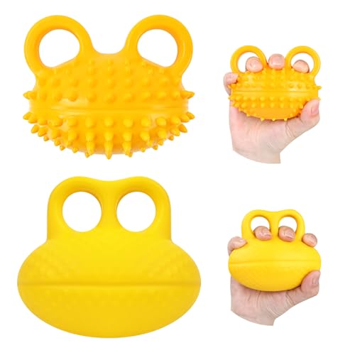 RYACO 2 Stück Stressball Set - Knetball Für Hände Therapie, Weich Ball und Igelball, Handtrainer Ball, Handtrainer Für Handtherapie und Handtraining, Stressabbau Massageball