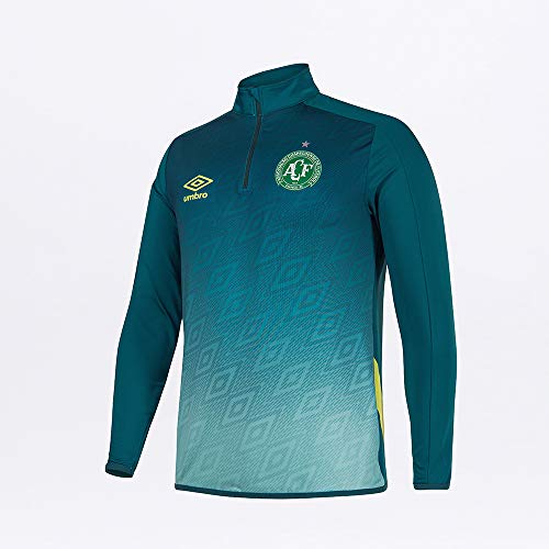 Blusão Blusão, CHAPECOENSE TREINO 2020, Umbro, Masculina, Verde Escuro/Verde, G